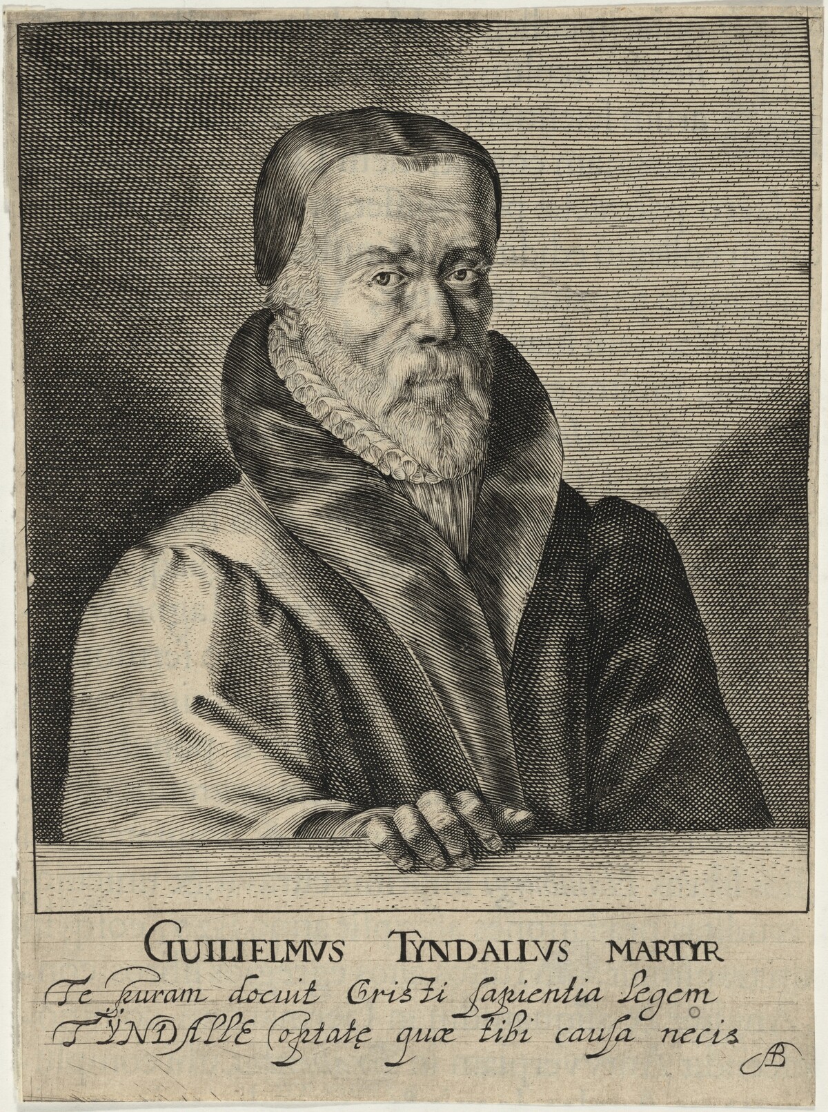 William Tyndale, Protestant Reformer and Martyr by Willem de Passe and Magdalena de Passe