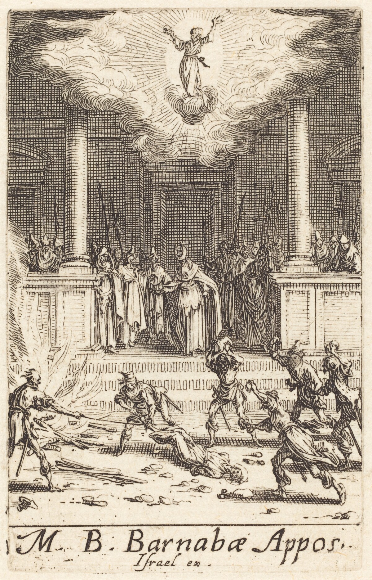 The Martyrdom of Saint Barnabas by Jacques Callot