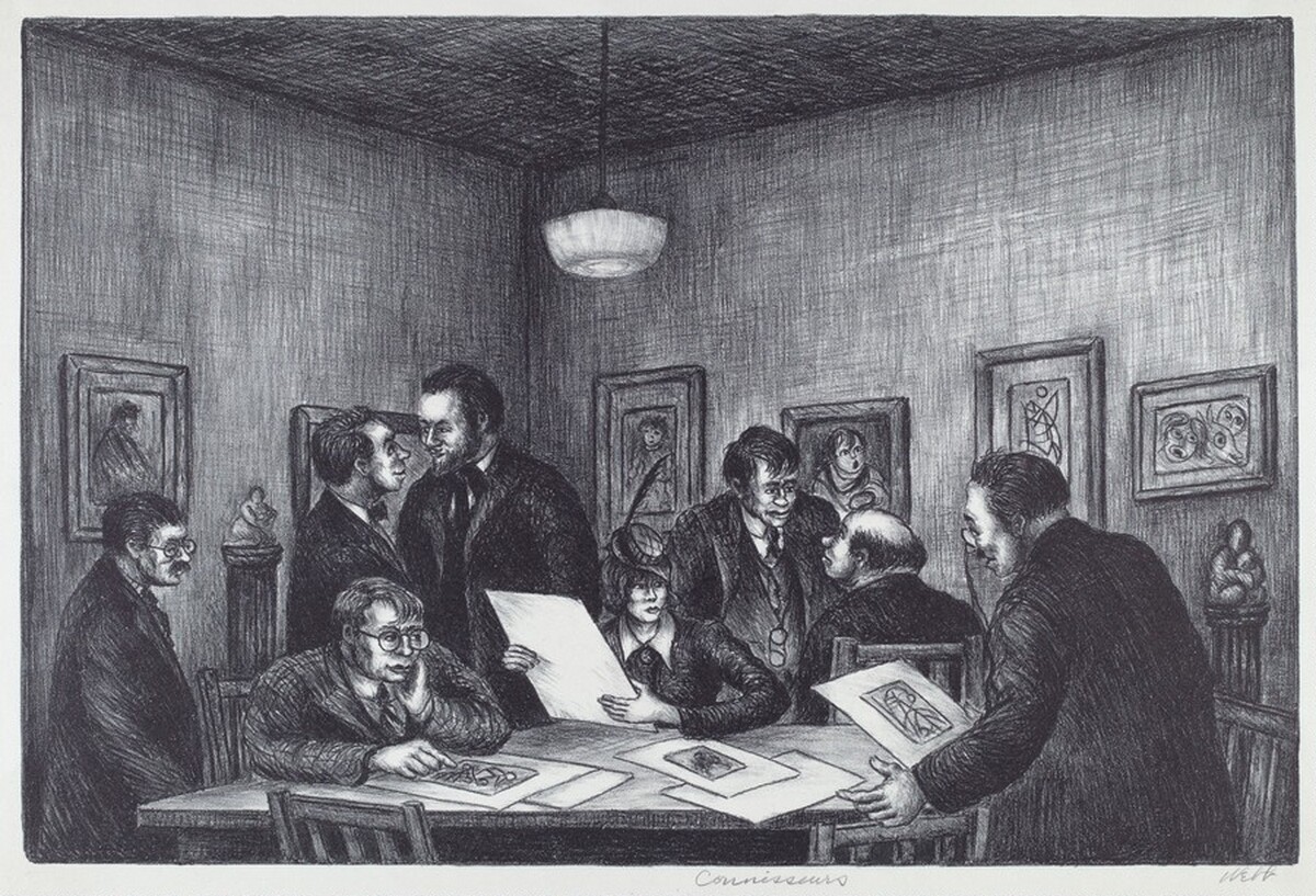 Connisseurs [sic] by Albert James Webb