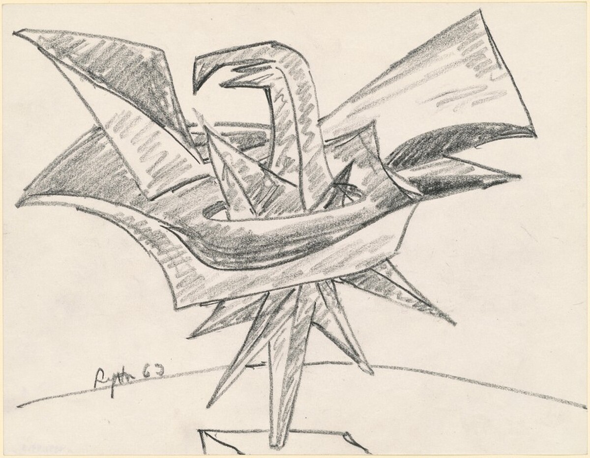 Study for "Eagle" by Seymour Lipton