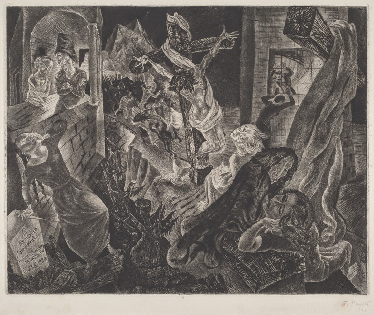 Kreuzigung (Crucifixion) by Fritz Eduard Pauli
