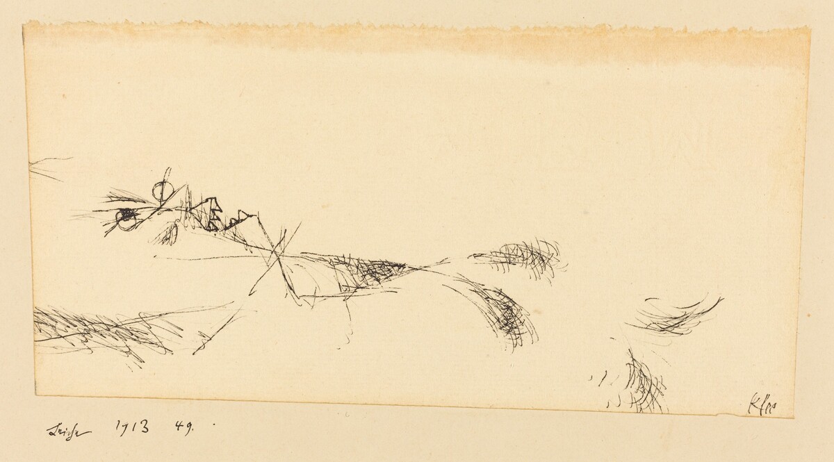 Leiche (Corpse) by Paul Klee