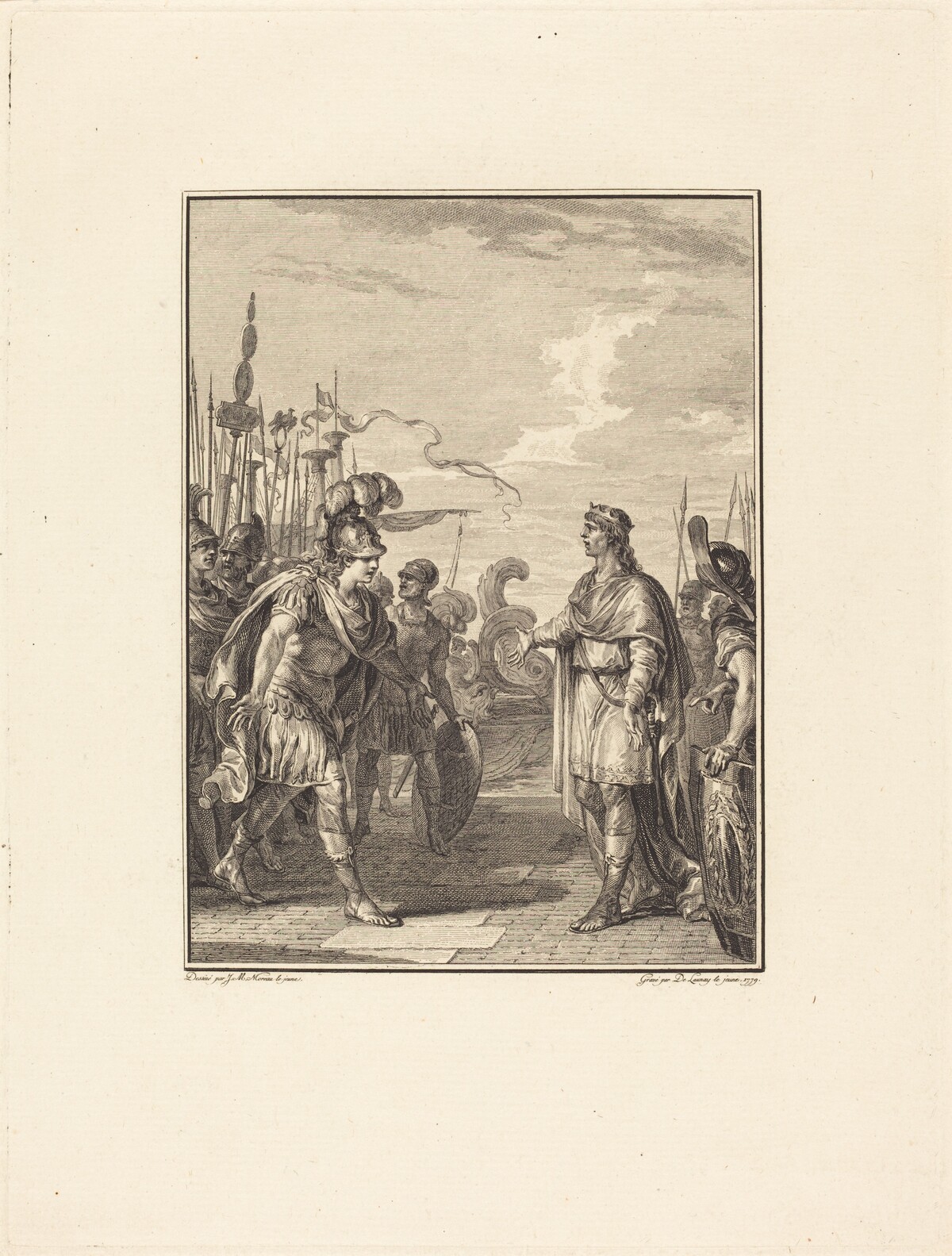 Iphis by Robert Delaunay after Jean-Michel Moreau