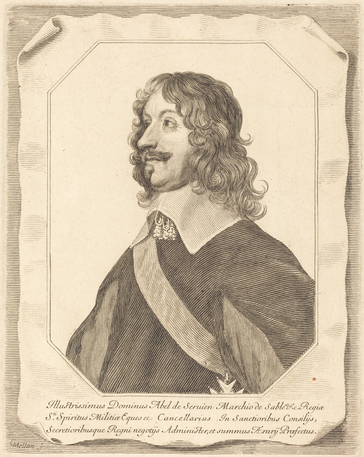 Abel Servien by Claude Mellan