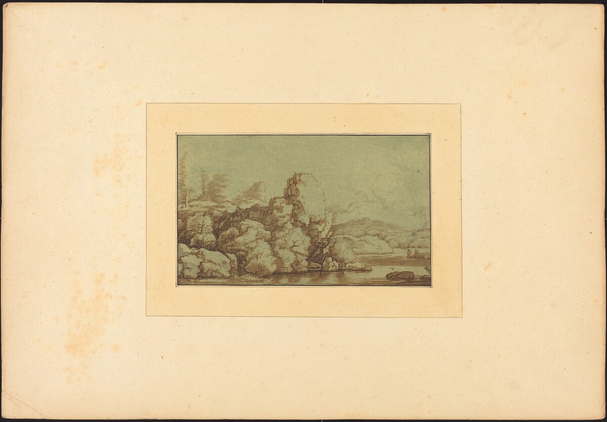 Landscape by Maria Catharina Prestel after Allart van Everdingen