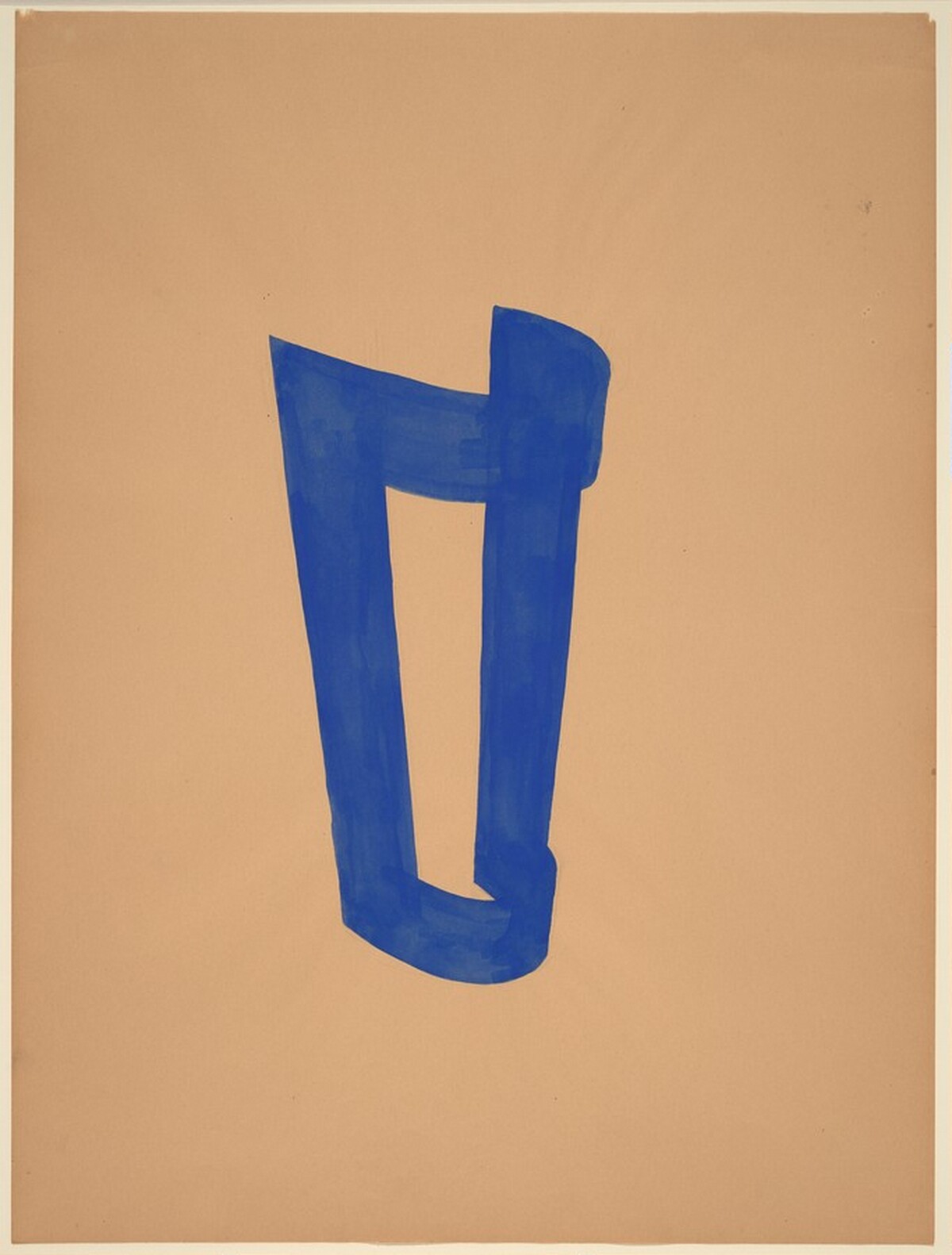 Study for "Cloth Piece in Blue" by Richard Tuttle