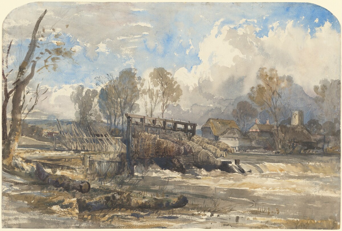 Eel Bucks at Goring by William James Müller