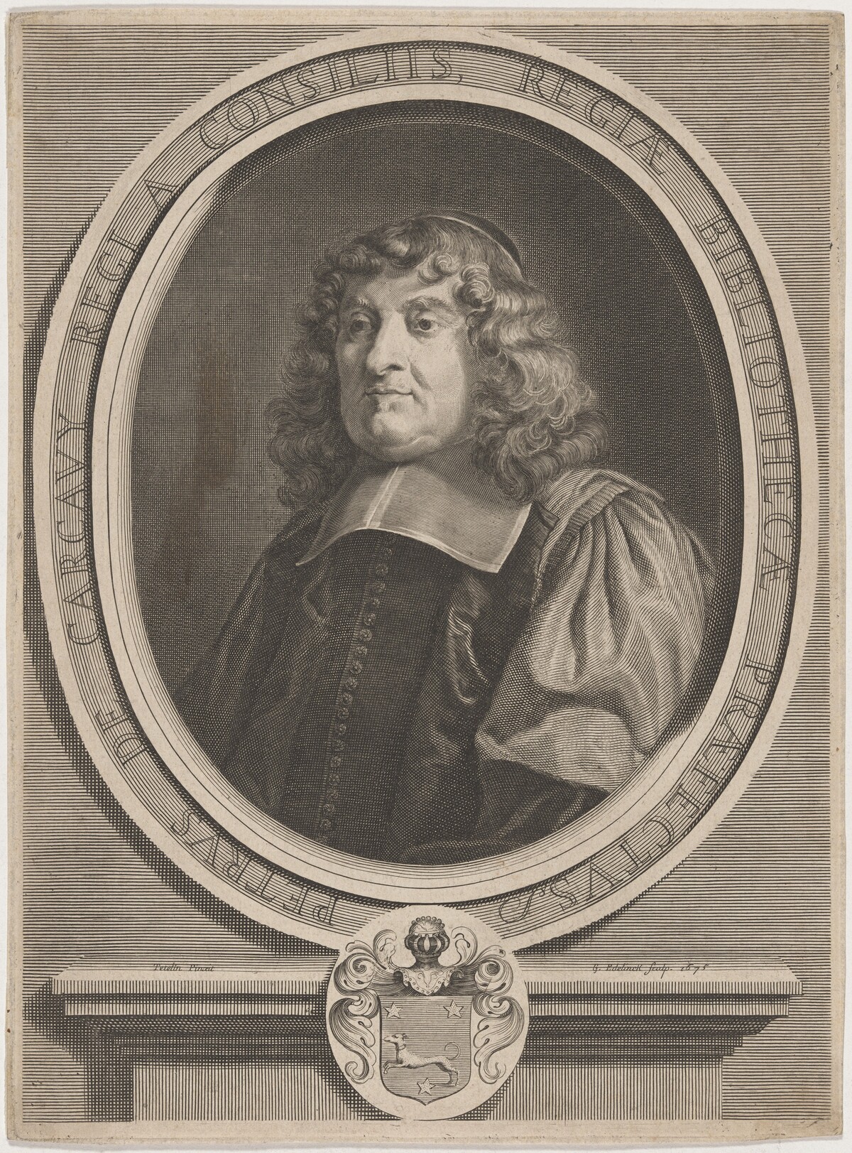 Peter de Carcavy by Gerard Edelinck