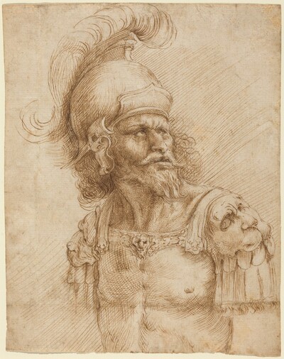 A Helmeted Soldier