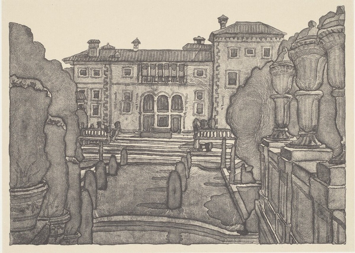 Formal Garden by Leonard Lehrer
