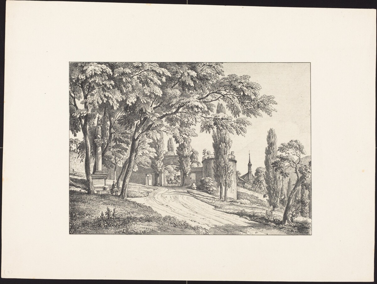 Entrance to the Convent Courtyard by Ernst Fries