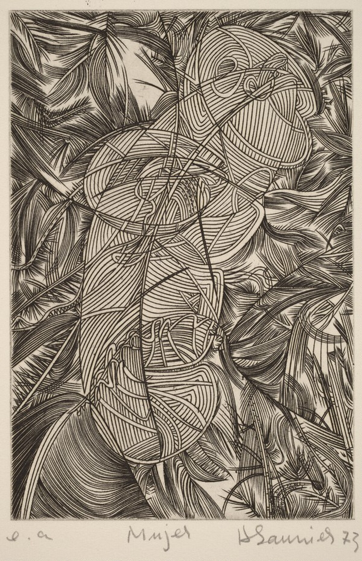 Mujer by Hector Saunier