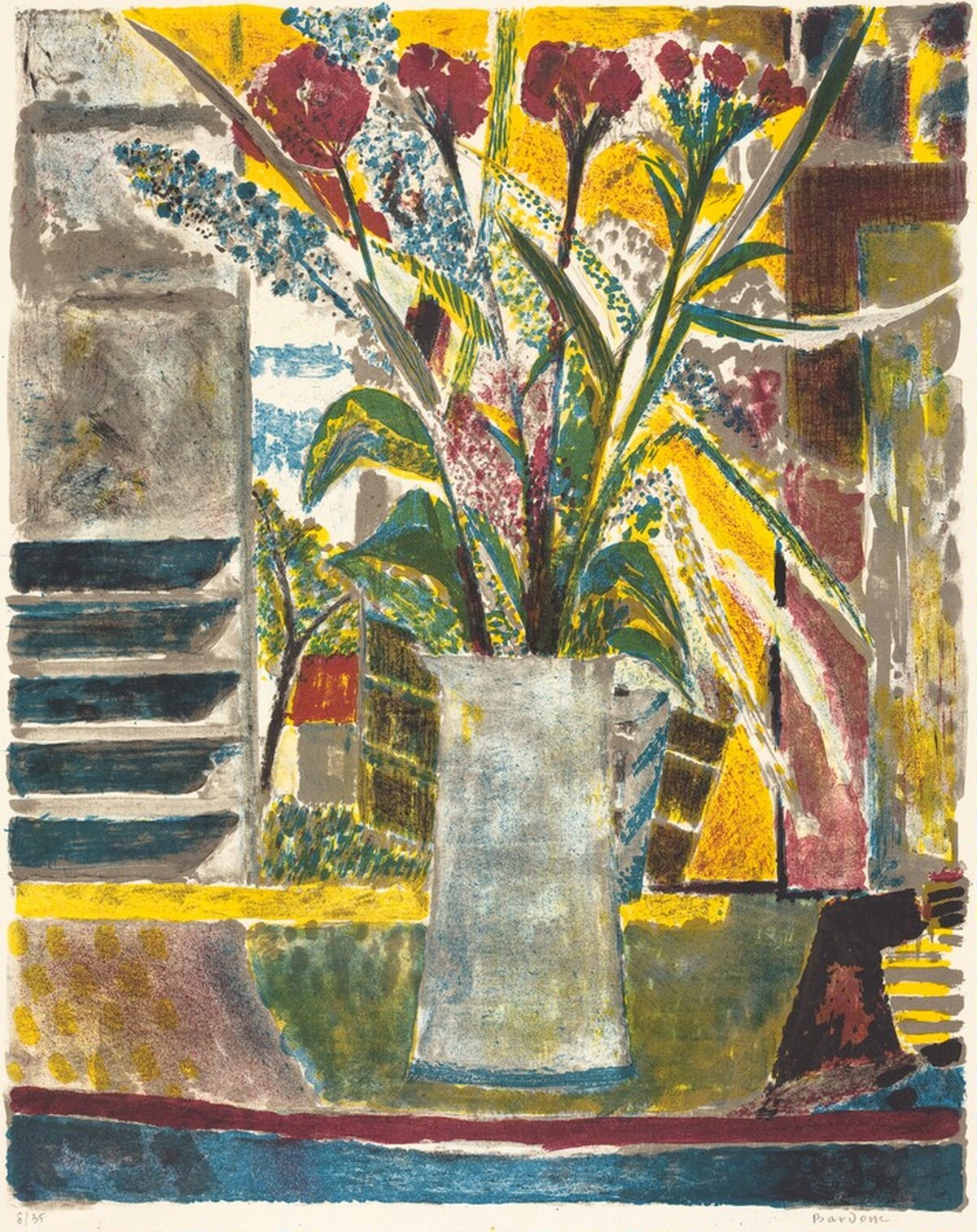 Pitcher of Flowers by Guy Bardone
