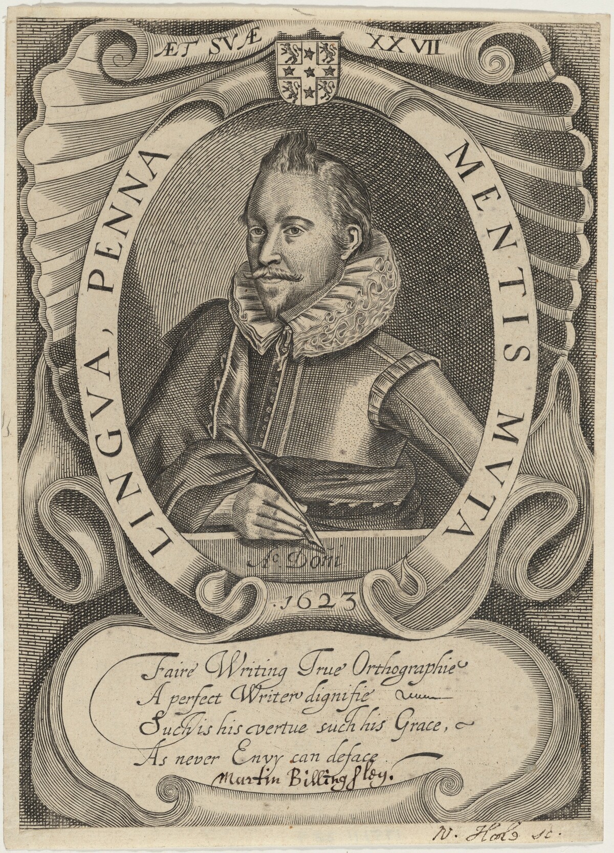 Martin Billingsley by William Hole