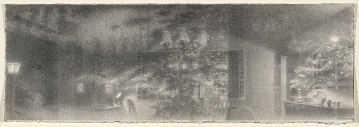 Folded Self-Portrait with Night I by Charles Ritchie