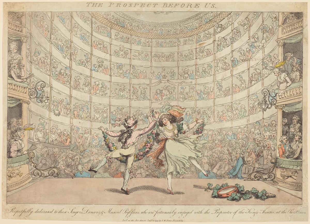 The Prospect before us, No. 2 by Thomas Rowlandson