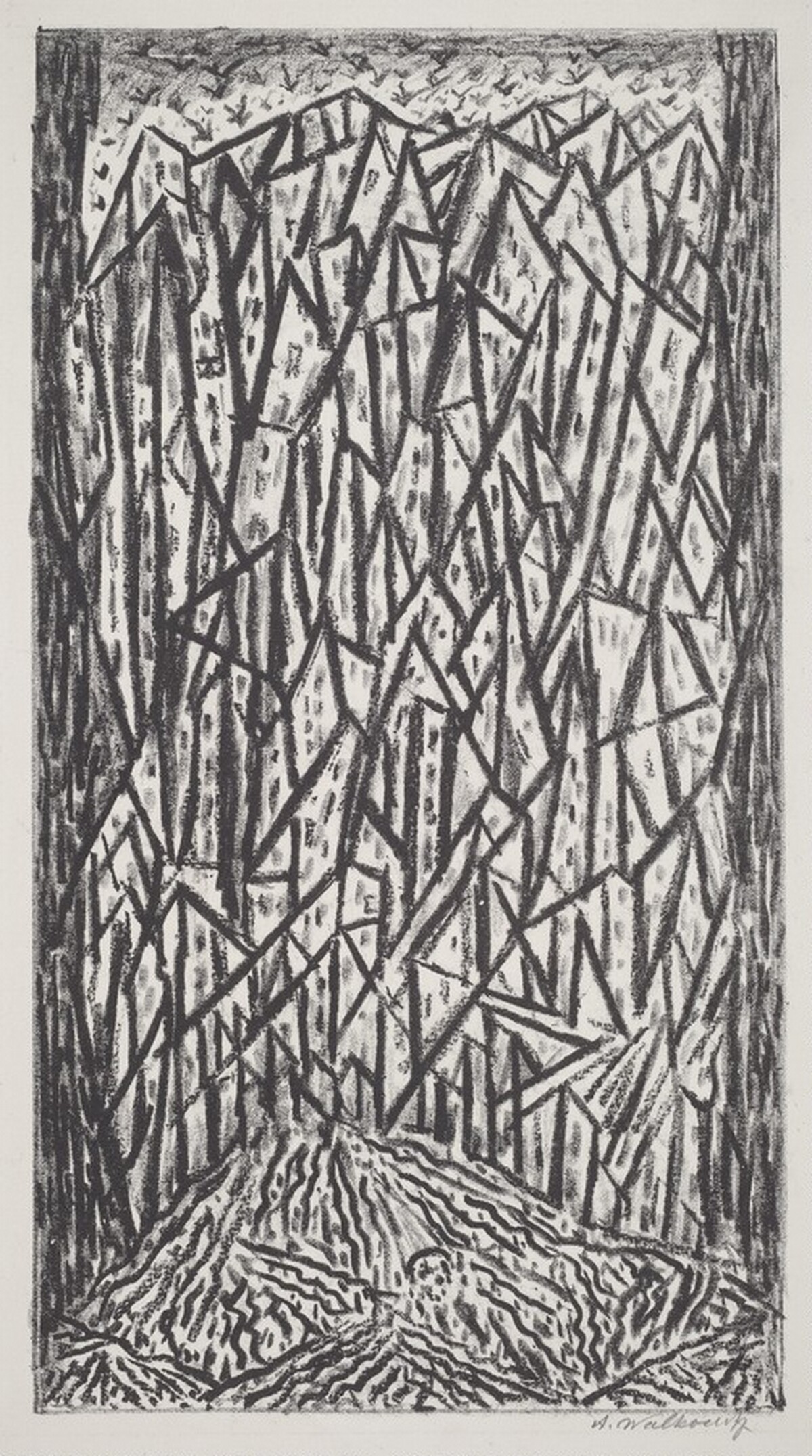 Abstract City by Abraham Walkowitz