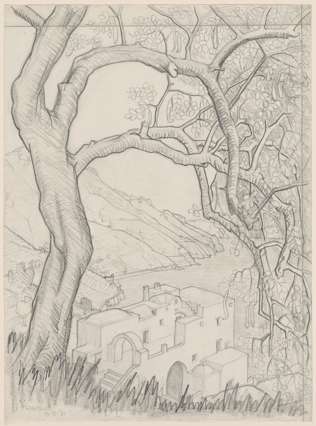 Coast of Amalfi by M.C. Escher
