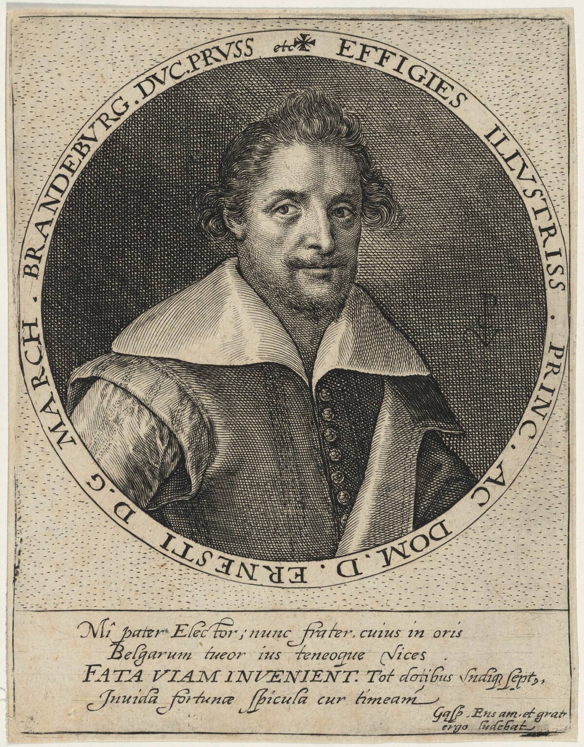 Ernest, Margrave of Brandenburg by Crispijn de Passe I