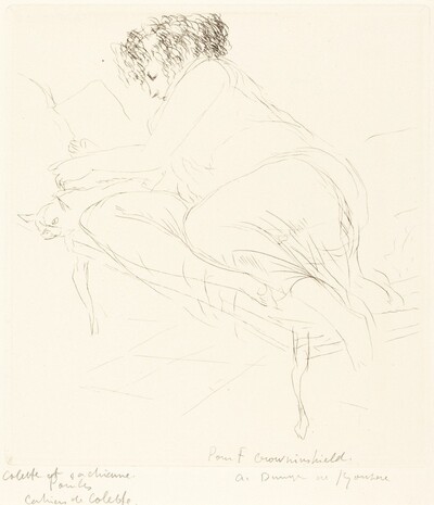 Colette et sa chienne (Colette and Her Dog)