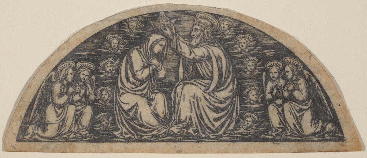 Coronation of the Virgin by Italian 18th or 19th Century