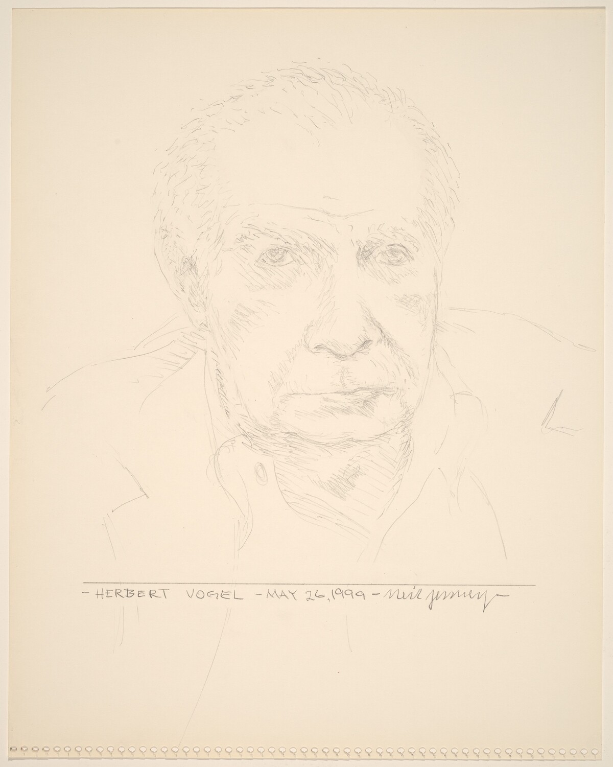 Herbert Vogel by Neil Jenney