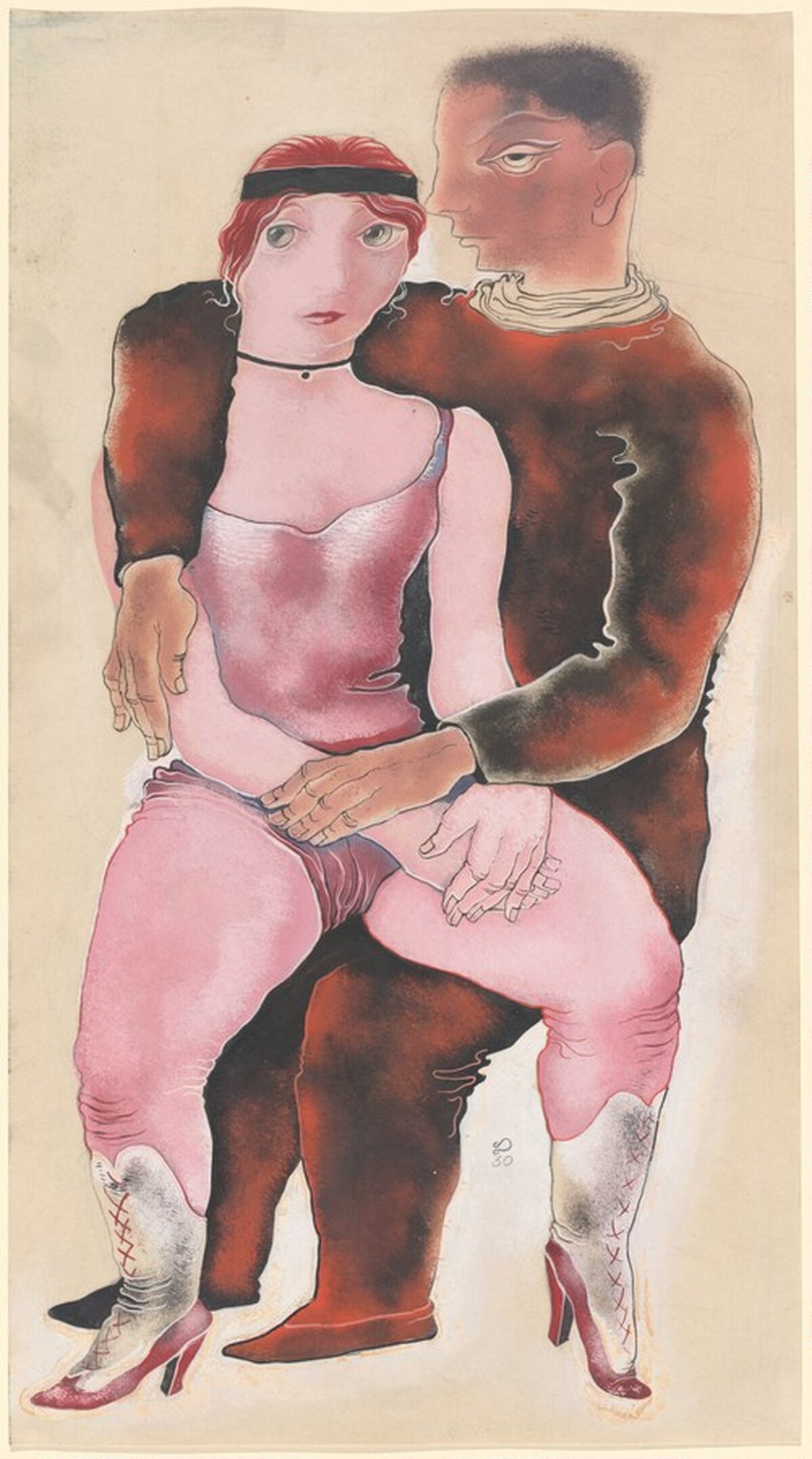 Untitled (Circus Performers) by Hans Orlowski
