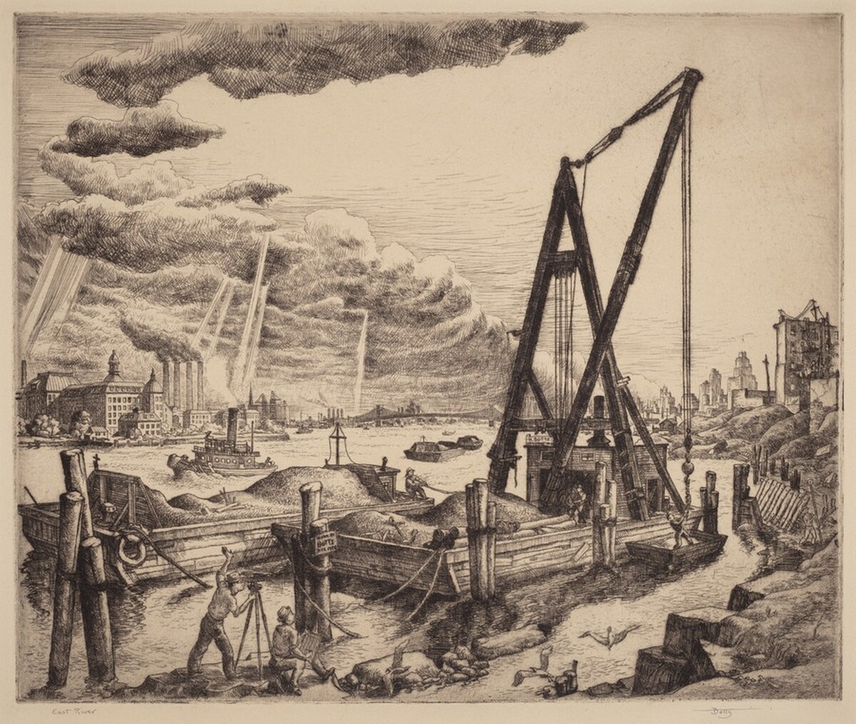 East River by Hugh Pearce Botts