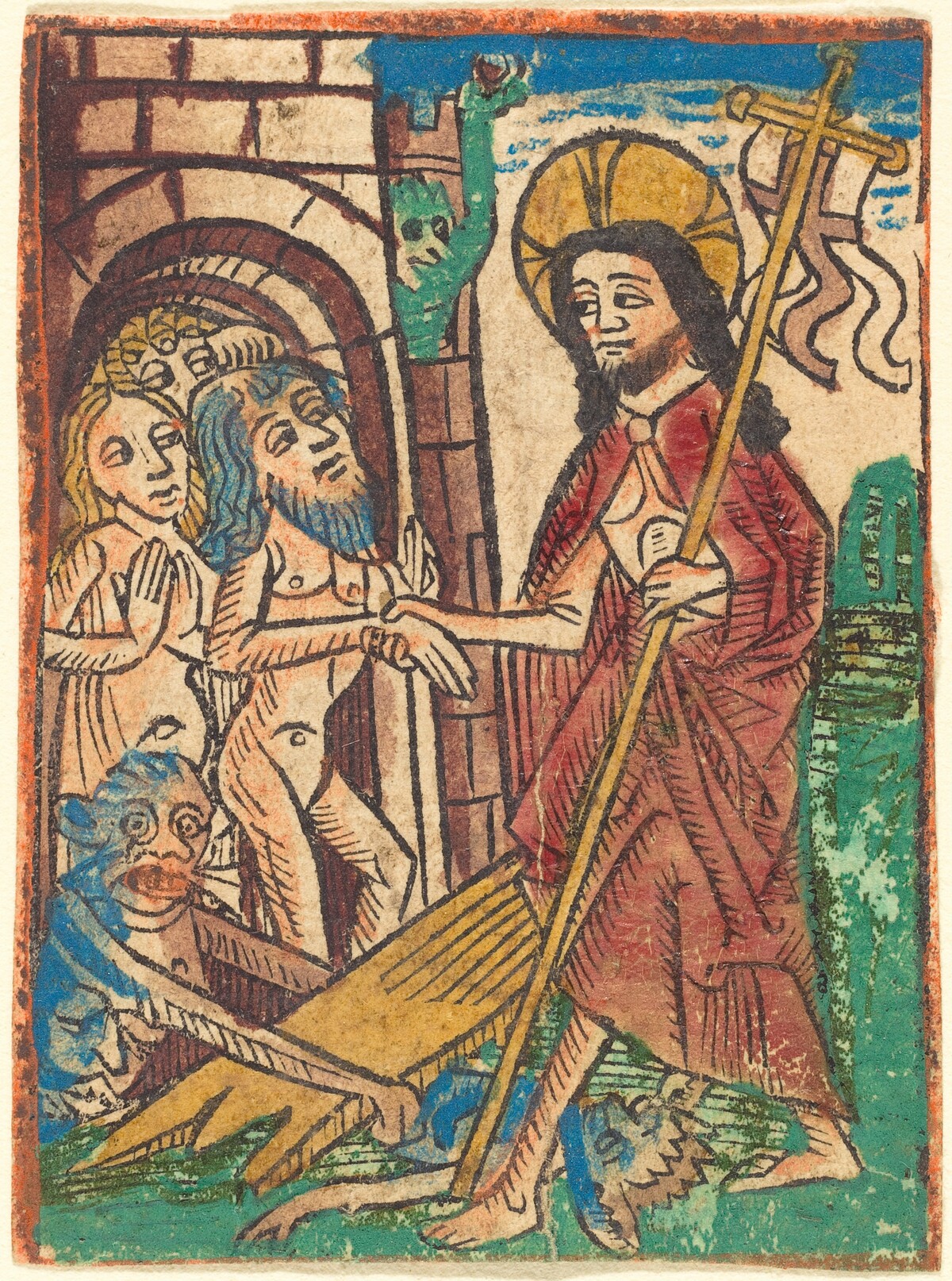 Descent into Limbo by German 15th Century