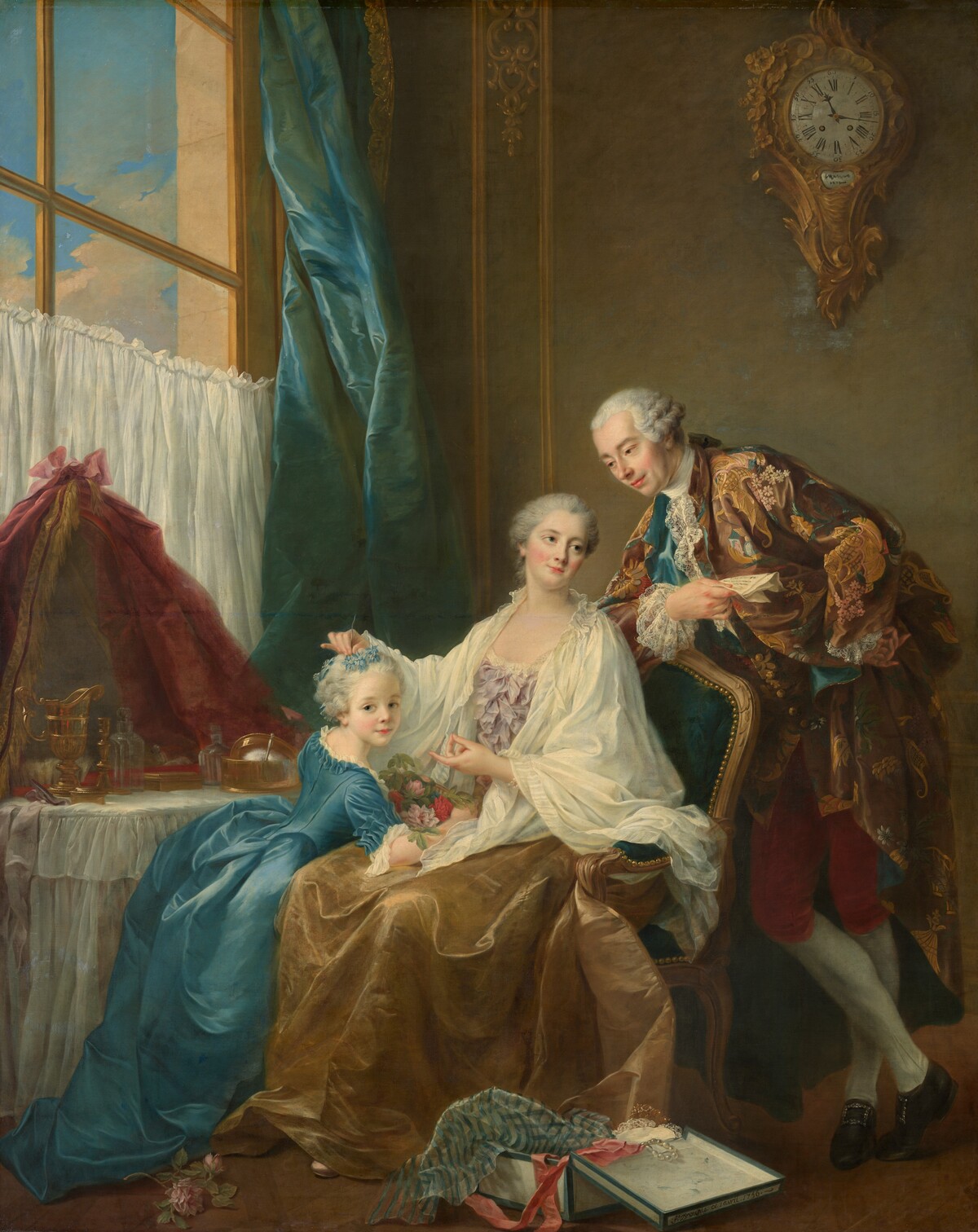 Family Portrait by François-Hubert Drouais