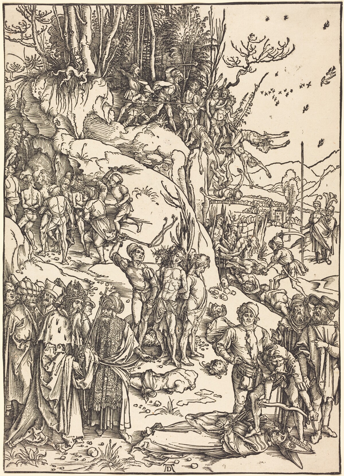The Martyrdom of the Ten Thousand by Albrecht Dürer