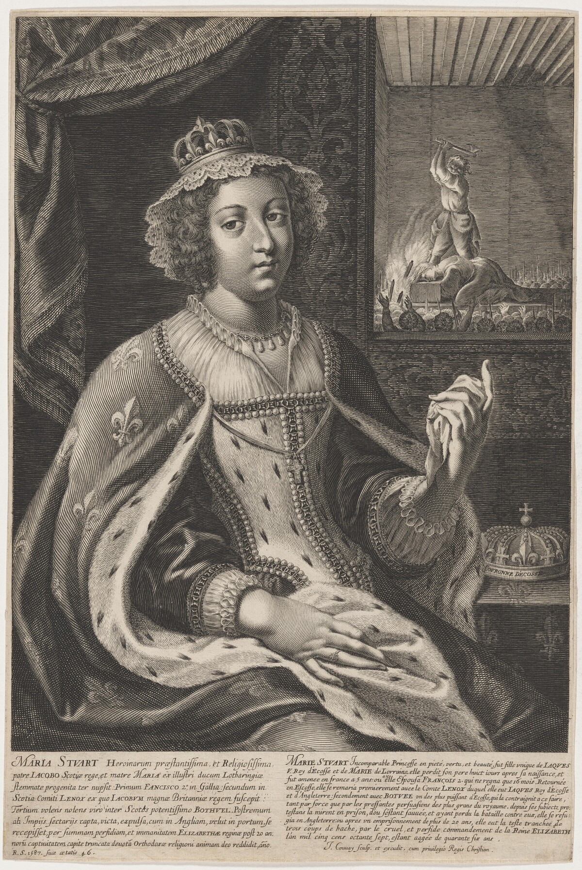Mary Stuart by Jean Couvay