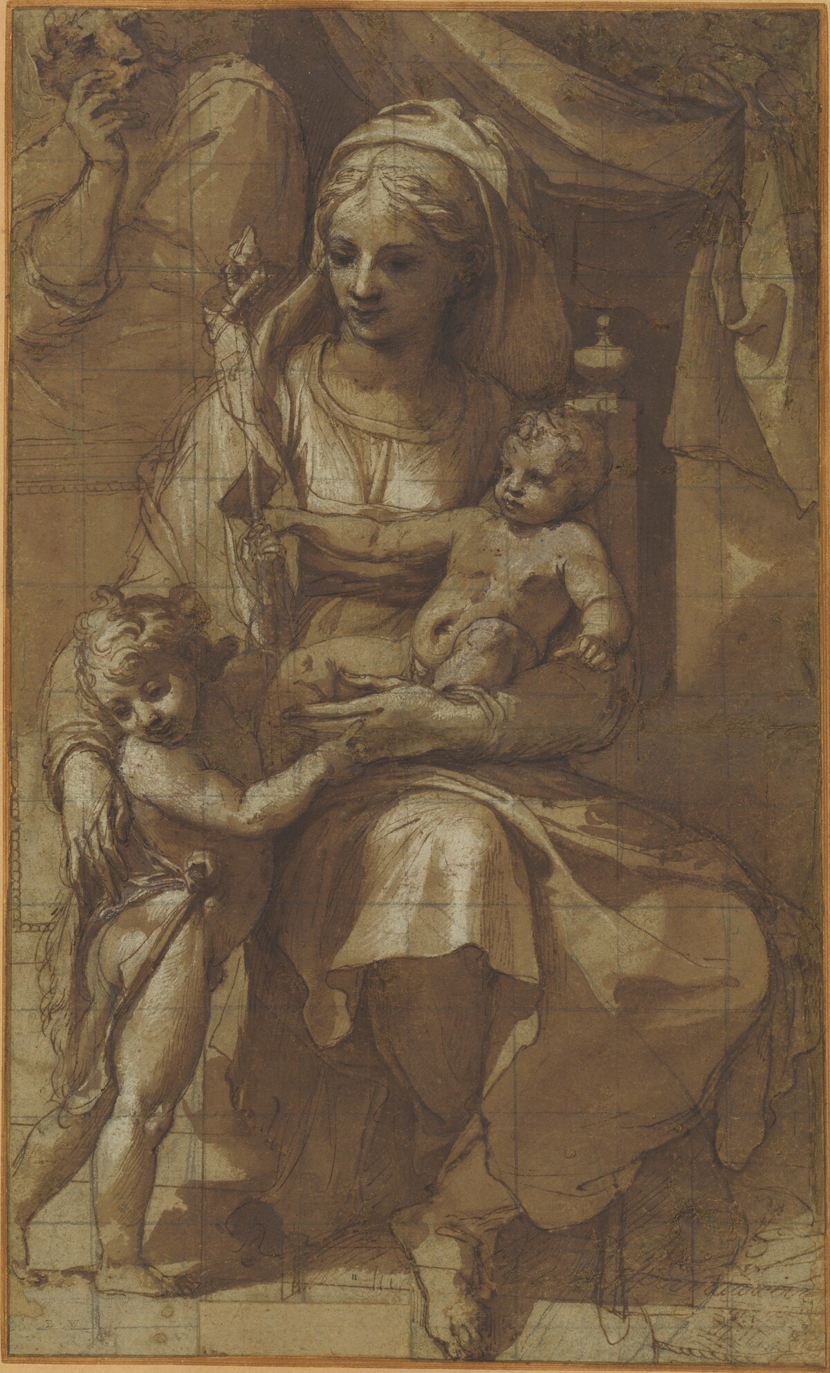 The Holy Family with the Infant John the Baptist by Pellegrino Tibaldi