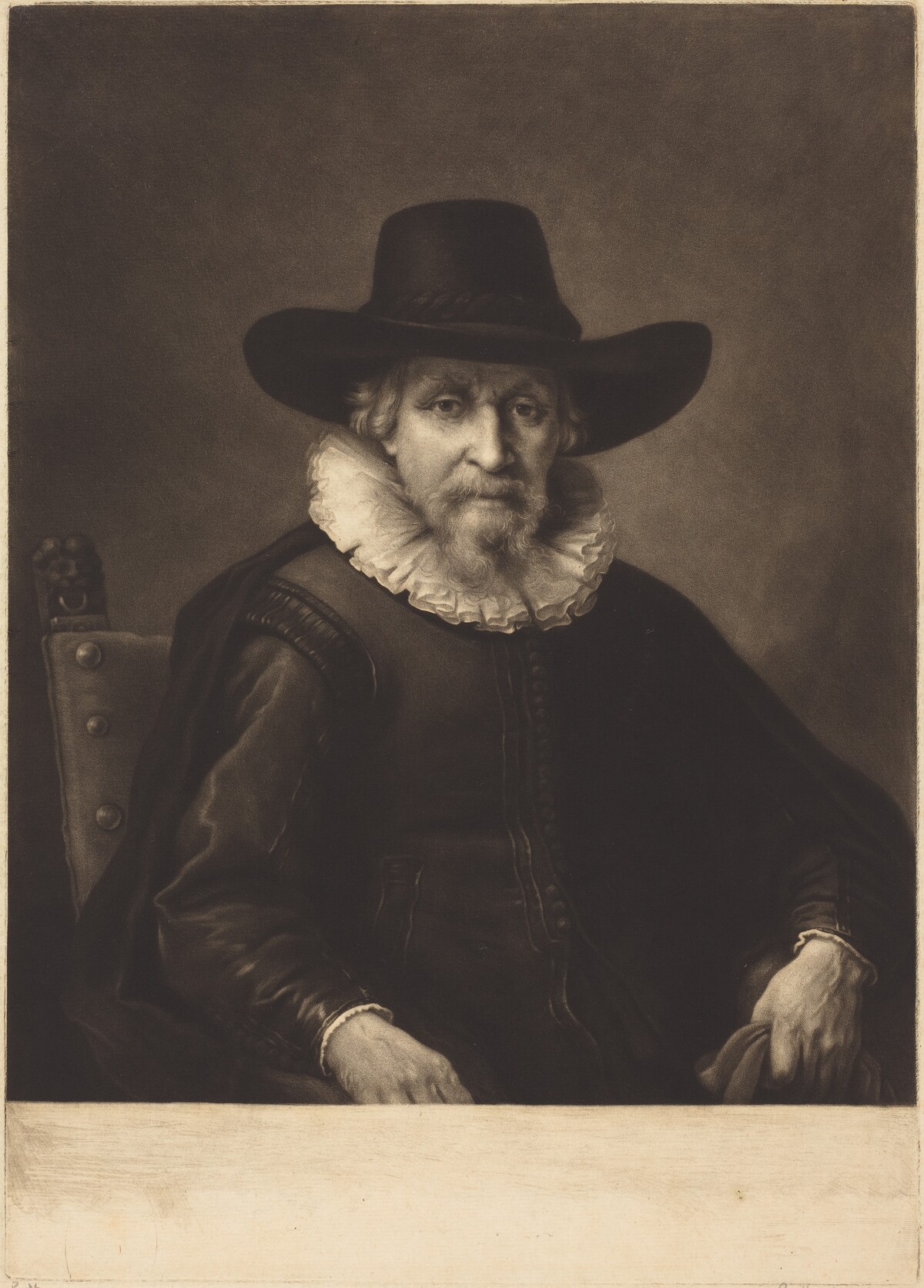 The Burgomaster by Richard Houston after Rembrandt van Rijn