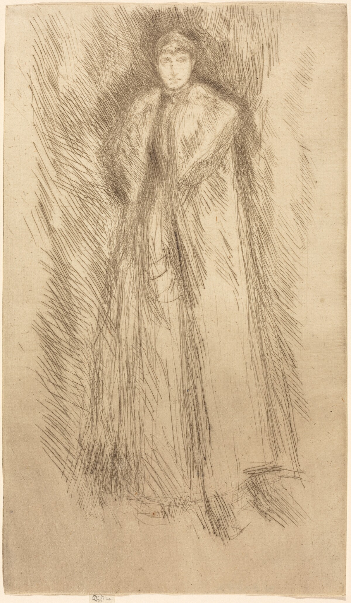 The Fur Cloak by James McNeill Whistler