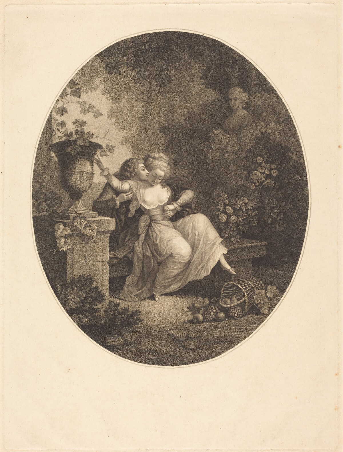 The Upset Basket by C.-A.-L. Buisson after Charles Michel-Ange Challe