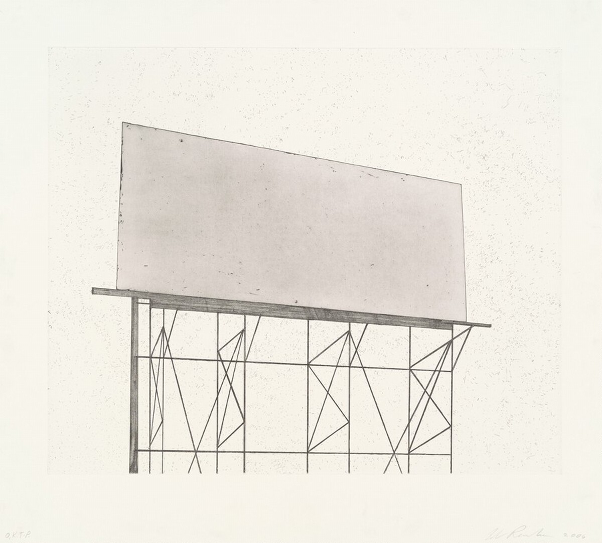 Your Space #1 by Ed Ruscha