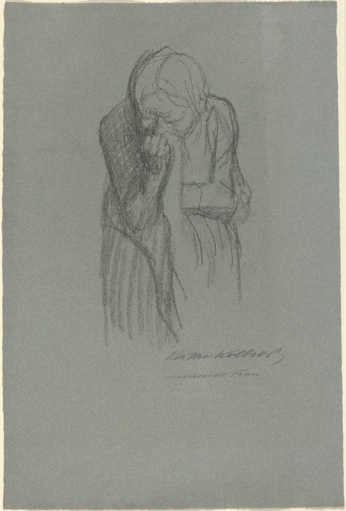 Weinende Frau by Käthe Kollwitz