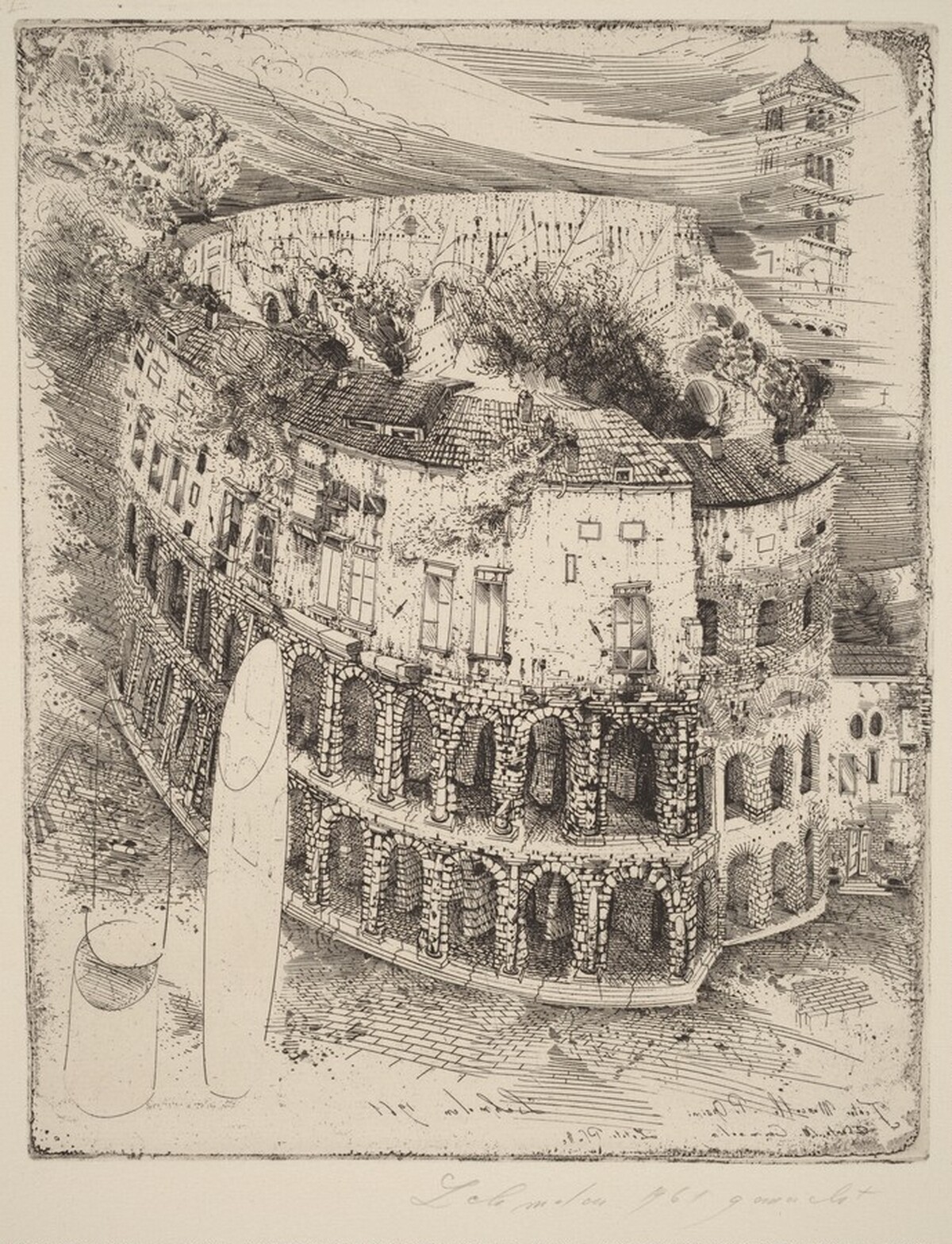The Theater of Marcellus by Anton Lehmden