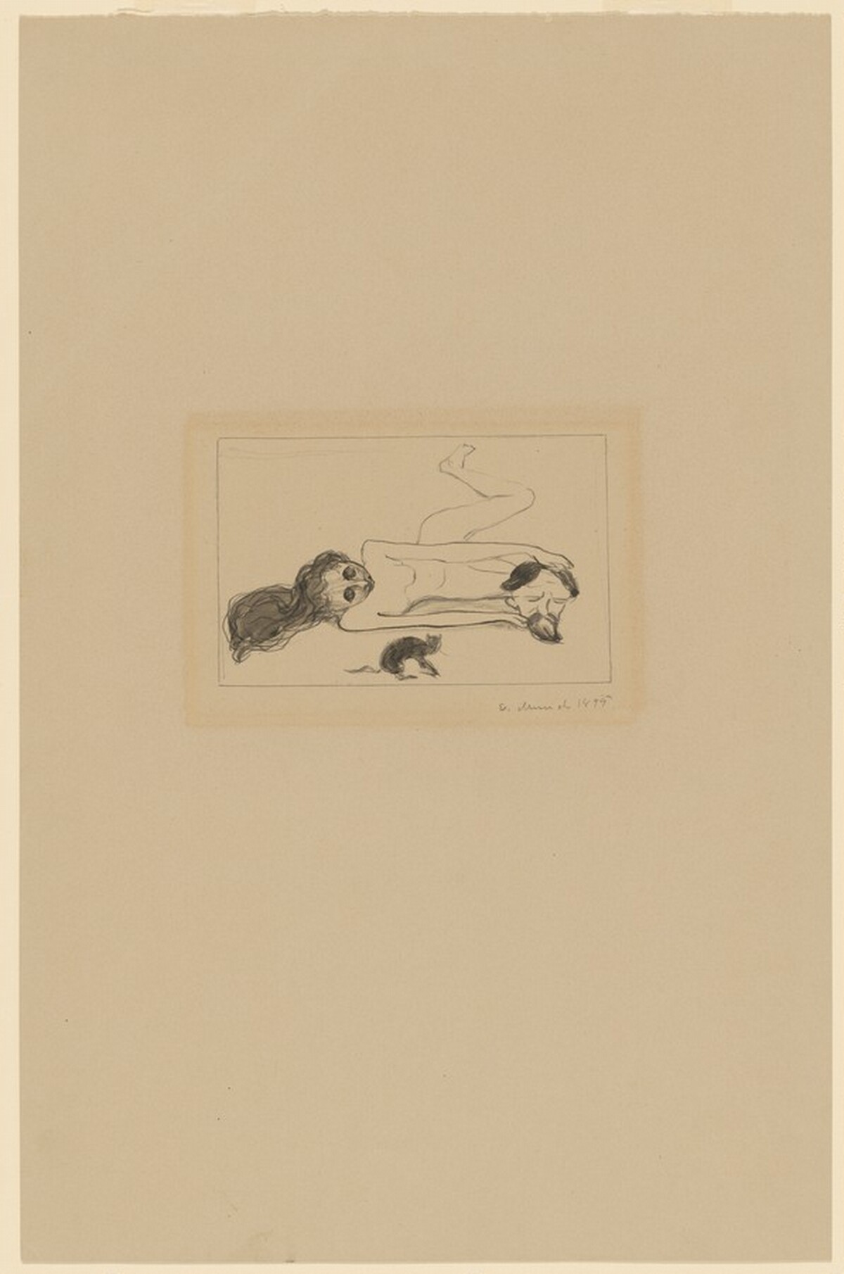 The Cat by Edvard Munch