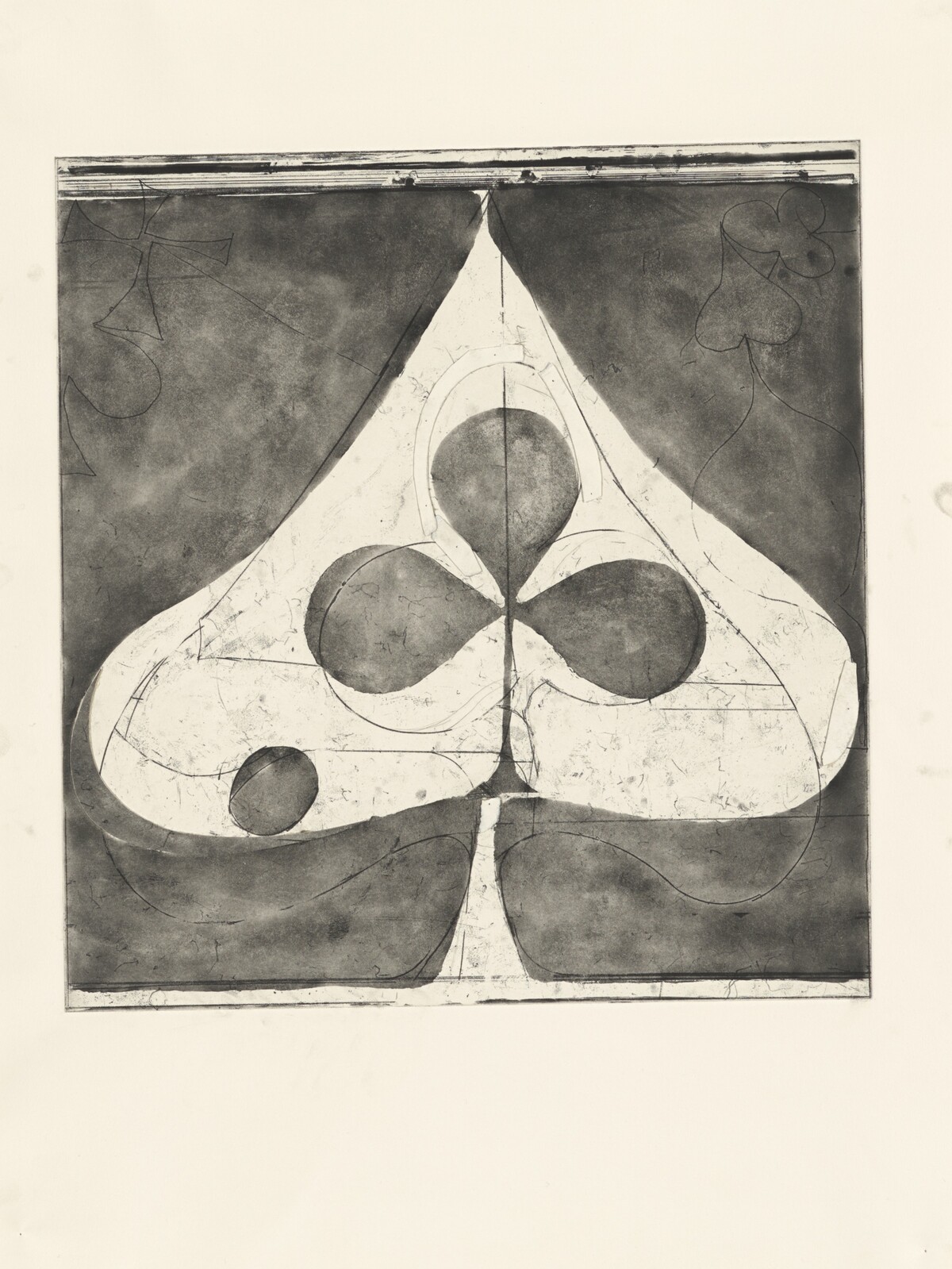 Blue Club [working proof 7] by Richard Diebenkorn