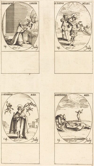 St. Bonaventura; St. Justus; St. Henry, Emperor; St. Antiochus