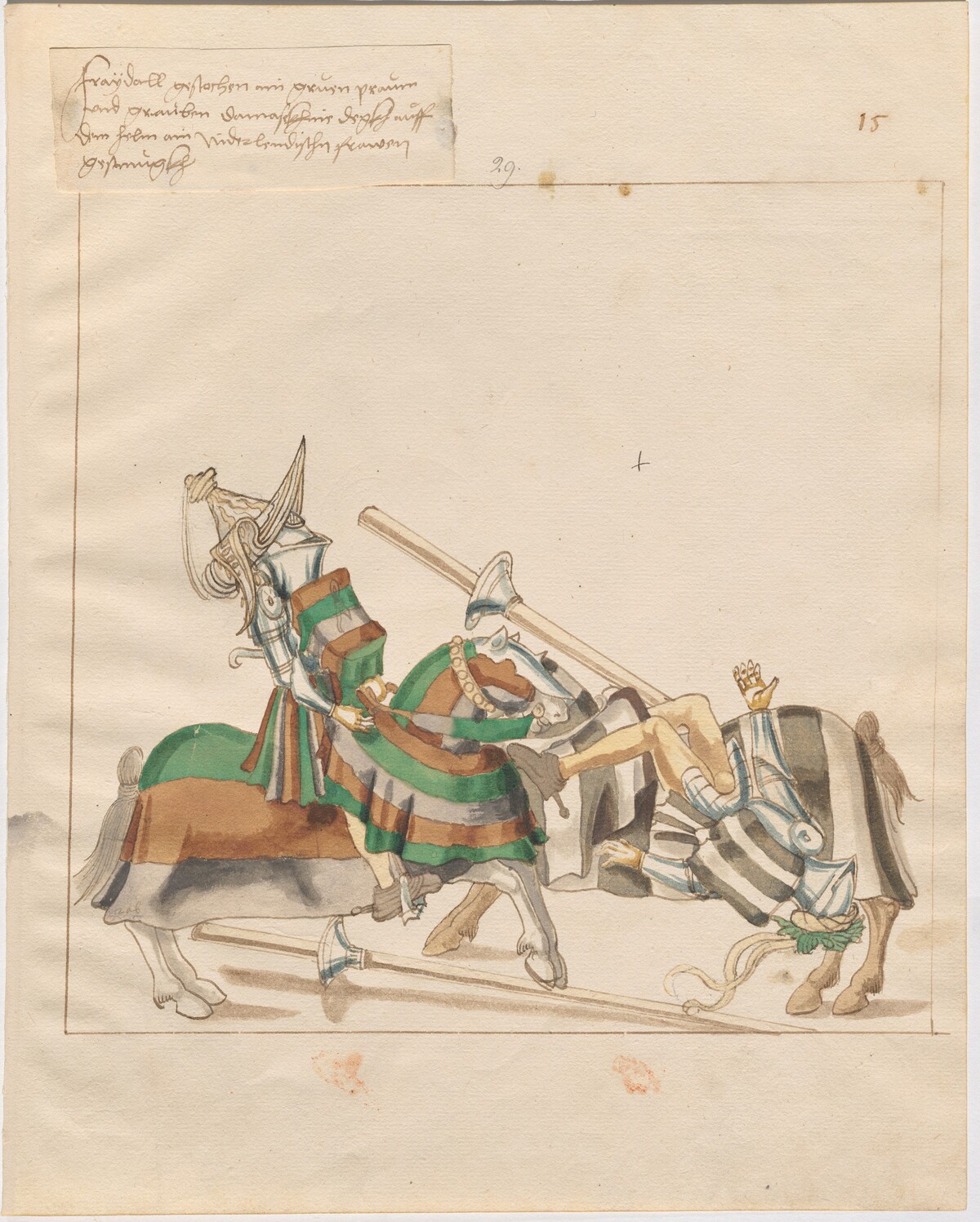 German Joust of Peace by German 16th Century