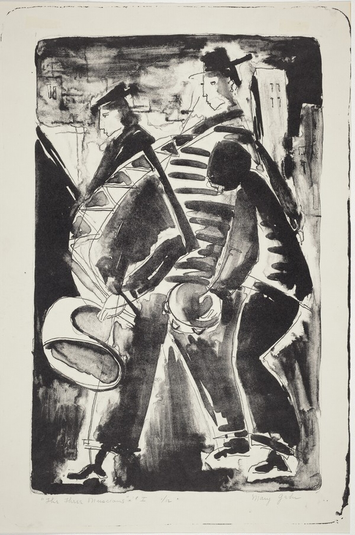 The Three Muscians [sic] by Mary Gehr