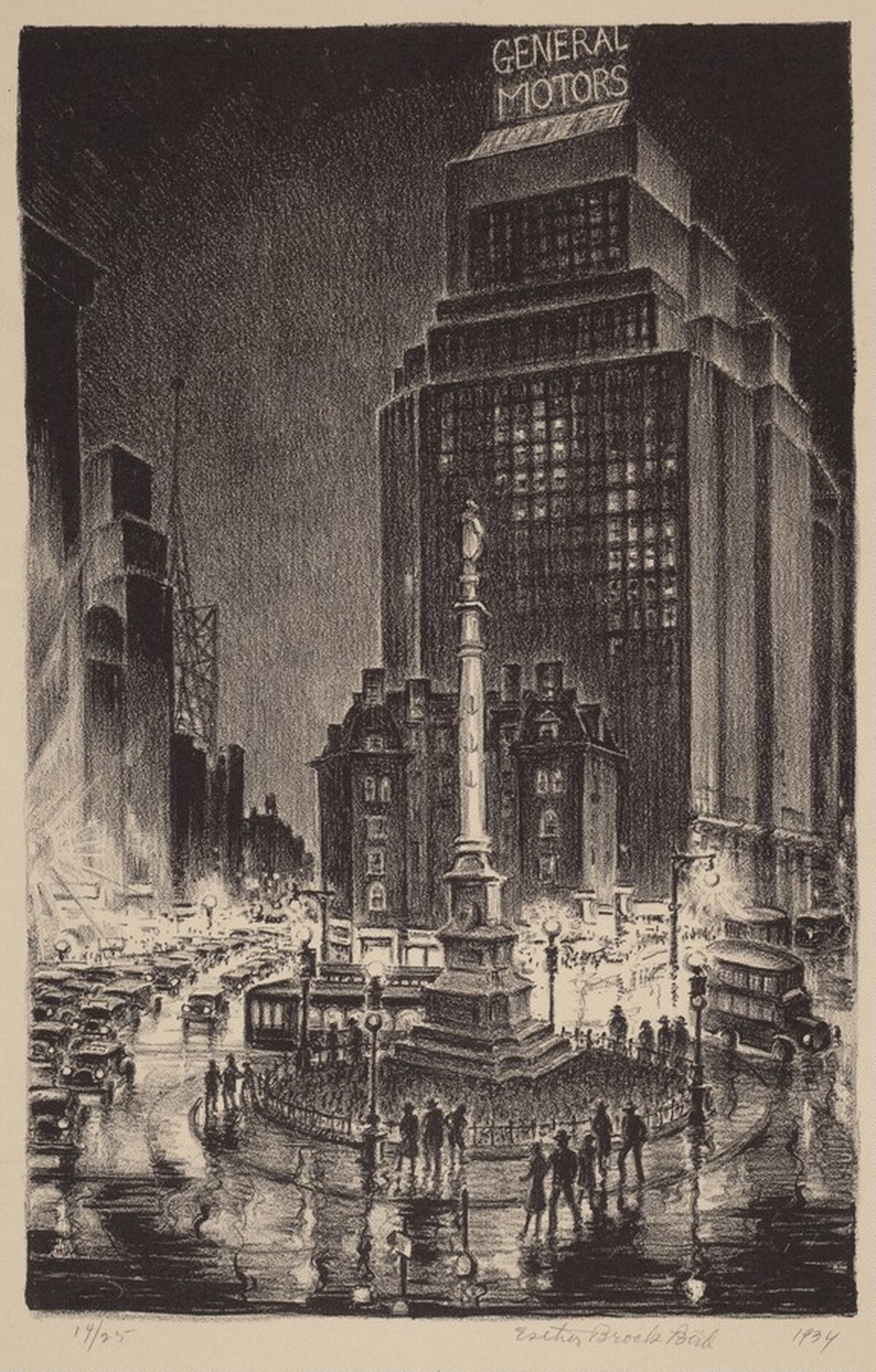 Untitled (Columbus Circle) by Esther Brock Bird