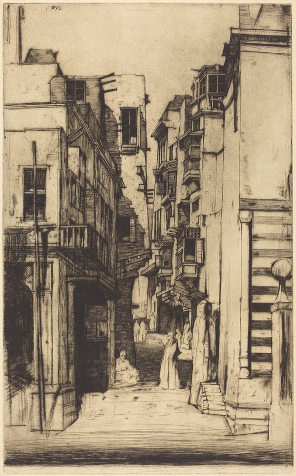 Street in Cairo by David Young Cameron