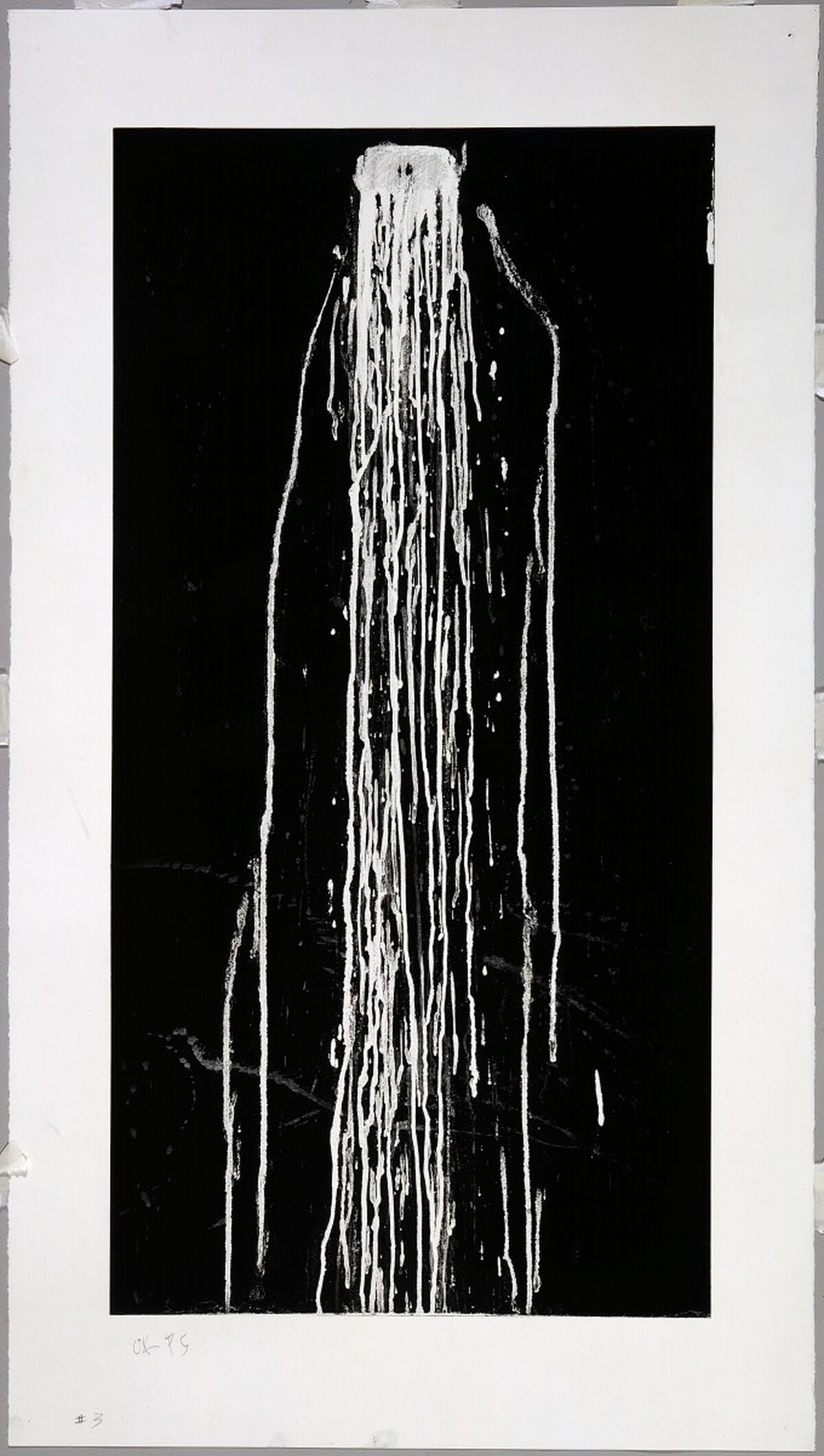 Long Vertical Falls #3 by Pat Steir