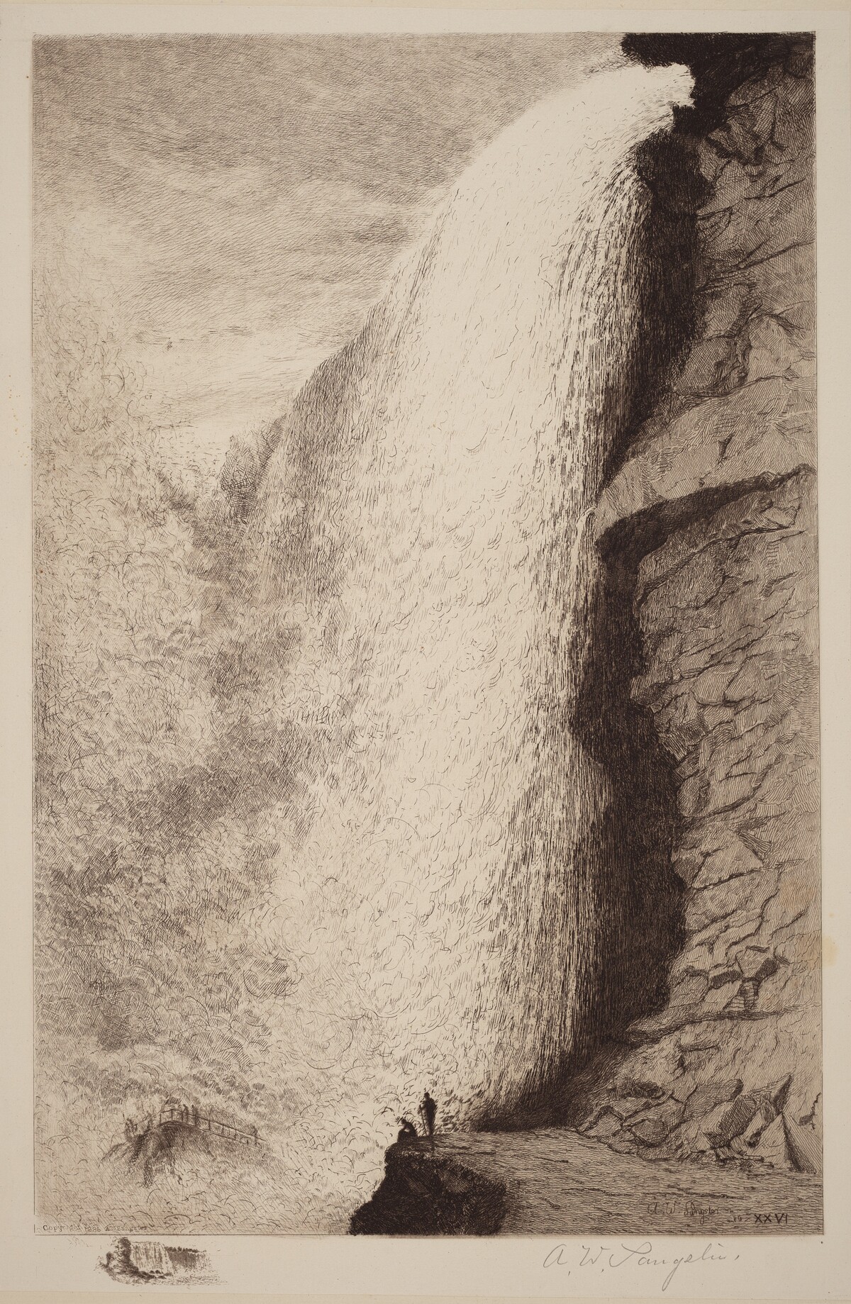 Untitled (Niagara Falls) by Amos W. Sangster