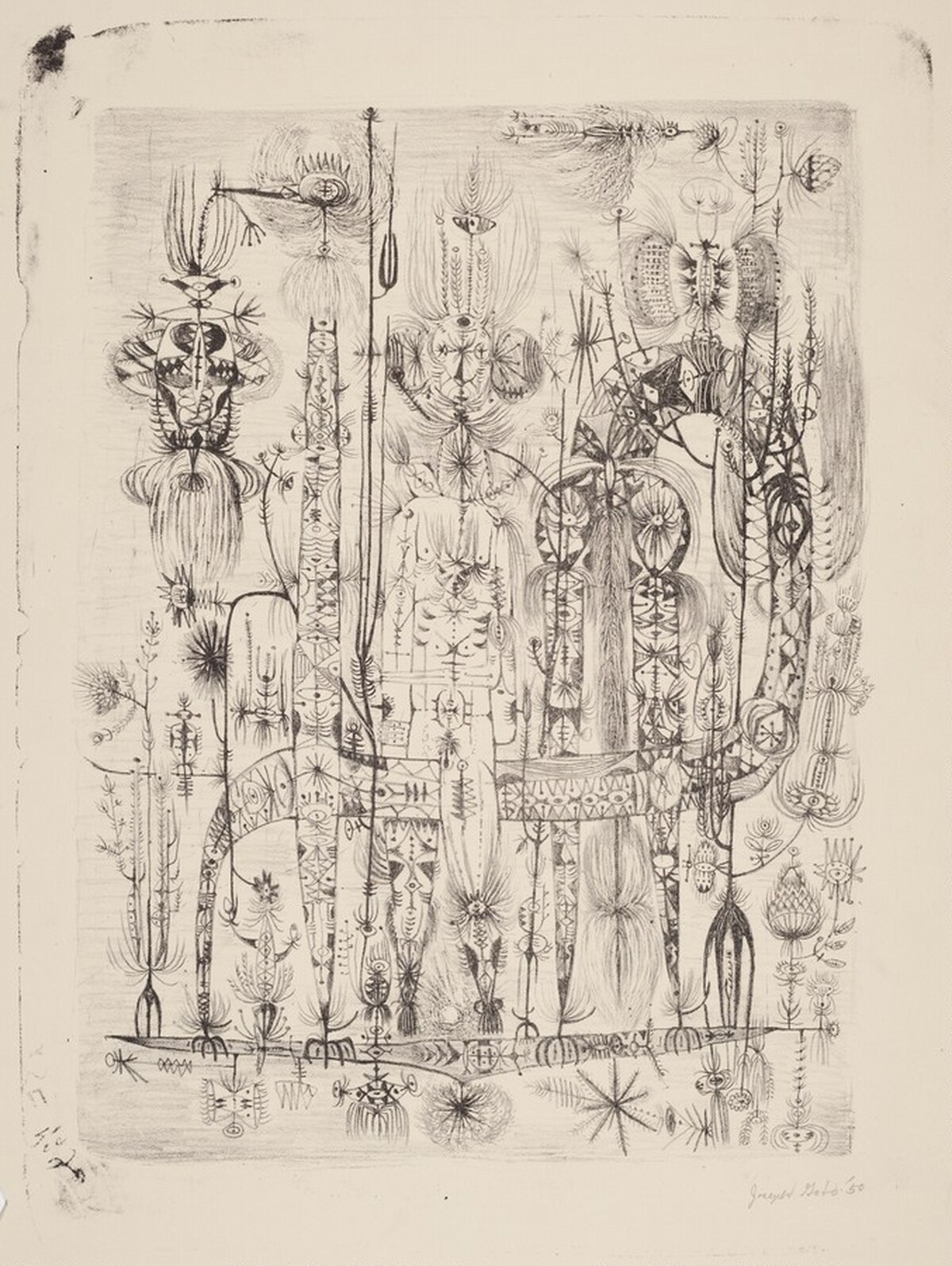 Untitled (Totemic Figures) by Joseph Goto