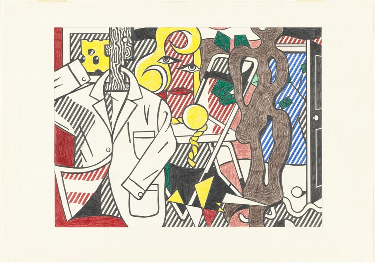 Study for "Razzmatazz" by Roy Lichtenstein